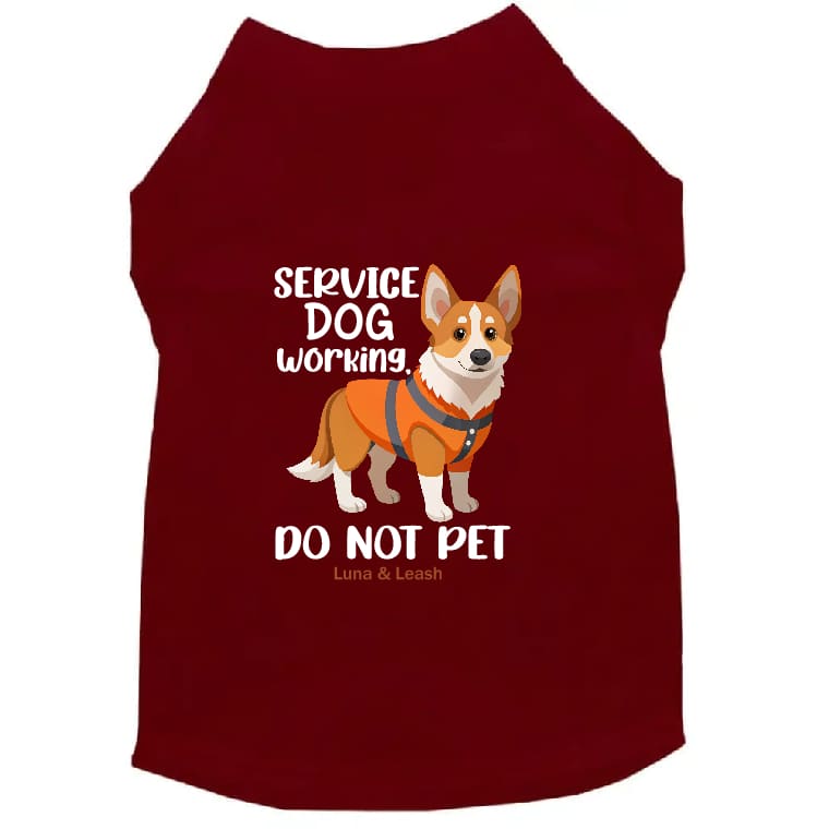 Service Dog Working Dog Shirt - Dog Shirt