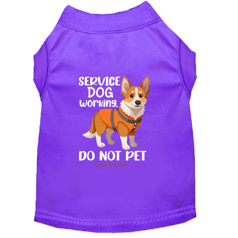 Service Dog Working Dog Shirt - Service Dog Shirts