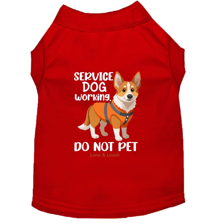 Service Dog Working Dog Shirt - Dog Shirt