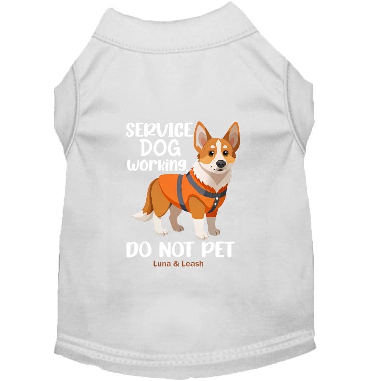 Service Dog Working Dog Shirt - Dog Shirt