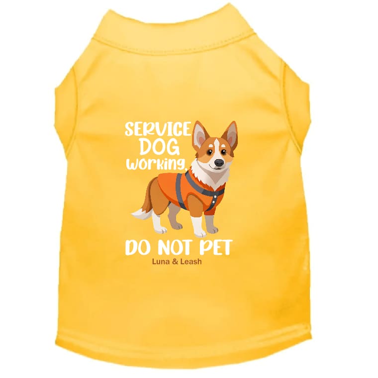 Service Dog Working Dog Shirt - Dog Shirt