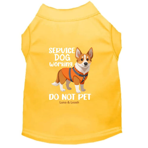 Service Dog Working Dog Shirt - Service Dog Shirts