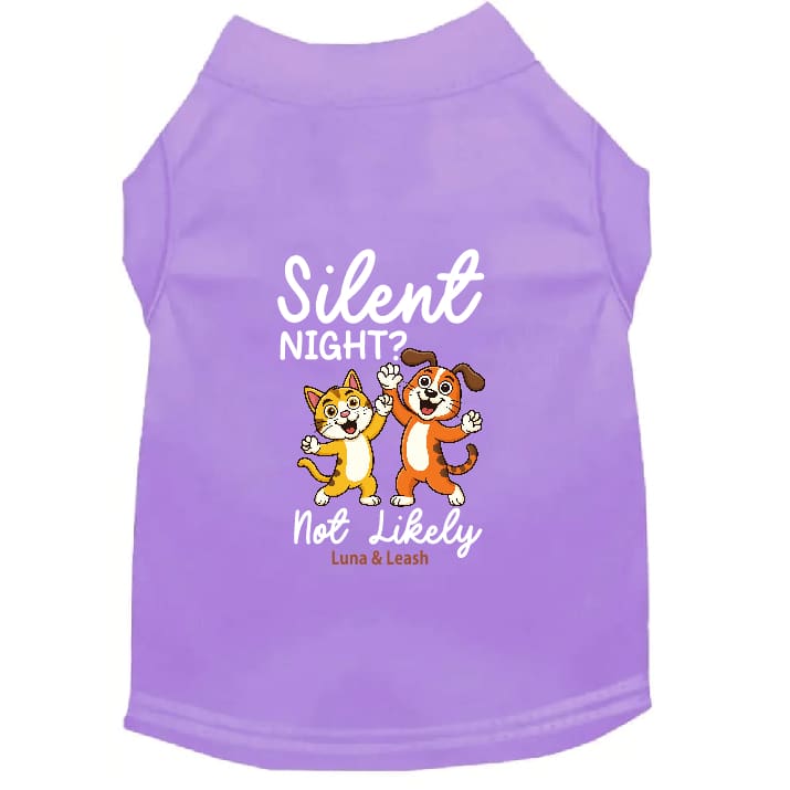 Silent Night...Dog Shirt - Dog Shirt