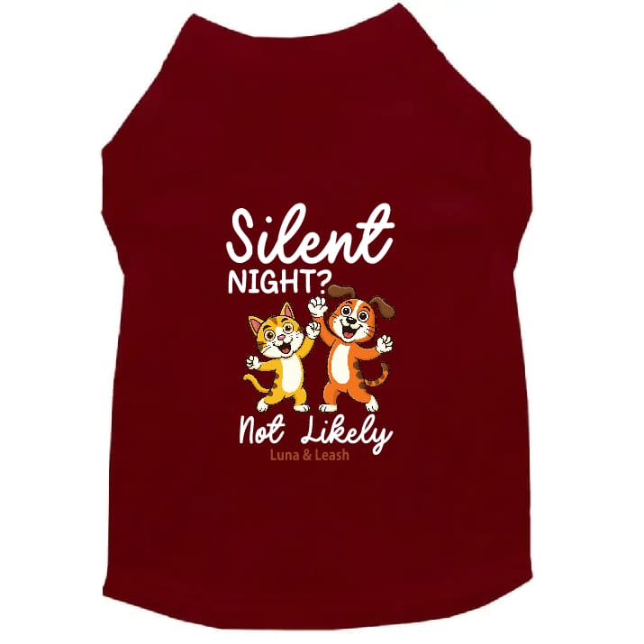 Silent Night...Dog Shirt - Dog Shirt