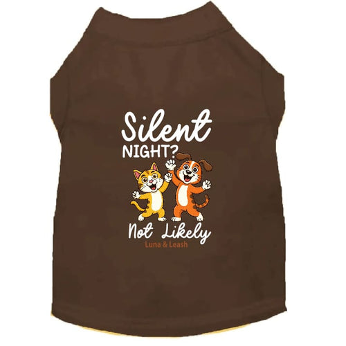 Silent Night...Dog Shirt - Dog Shirt