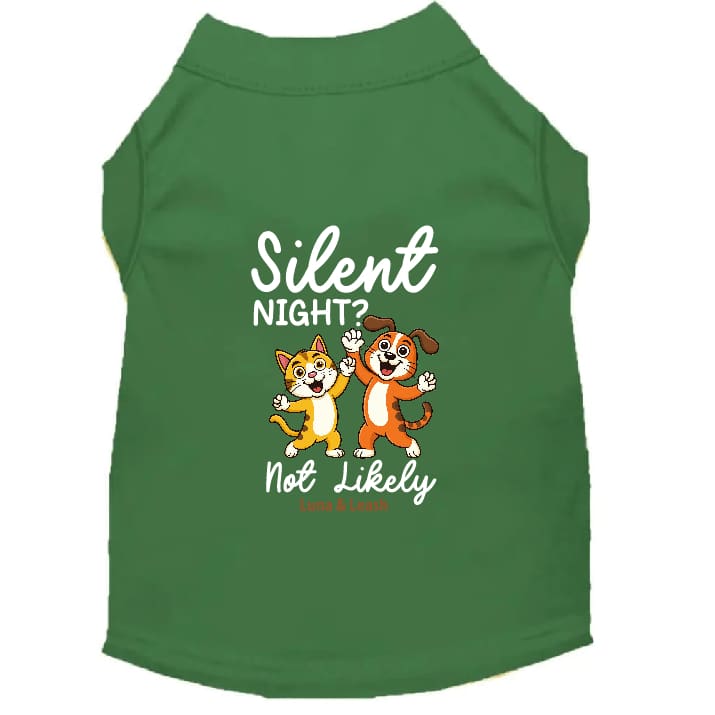 Silent Night...Dog Shirt