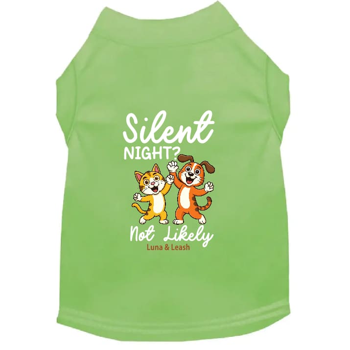 Silent Night...Dog Shirt