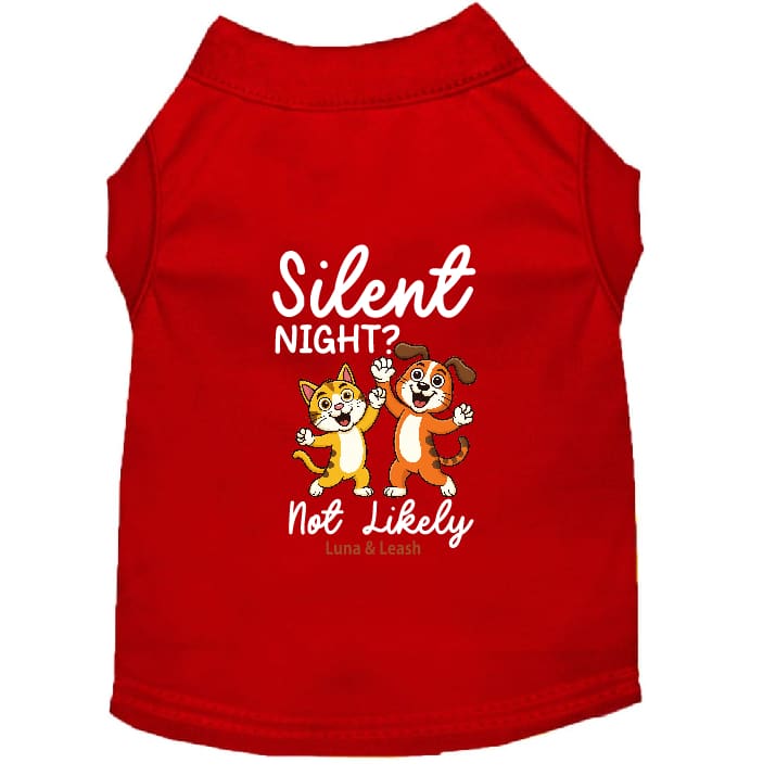 Silent Night...Dog Shirt - Dog Shirt