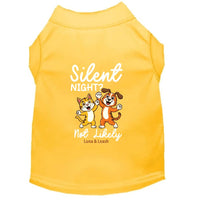 Silent Night...Dog Shirt