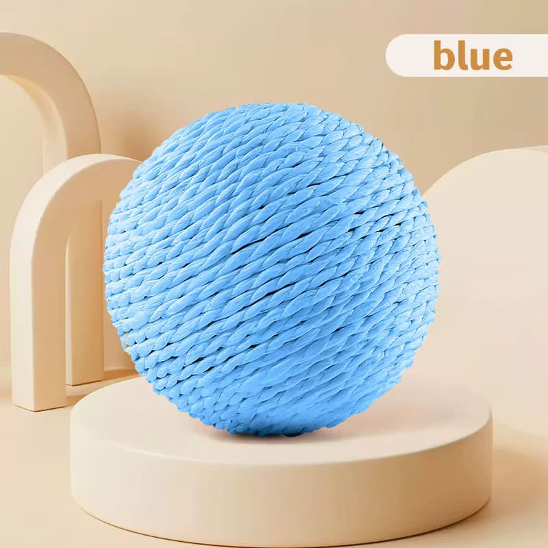 Sisal Interactive Cat Toy Ball - Interactive Cat Toys