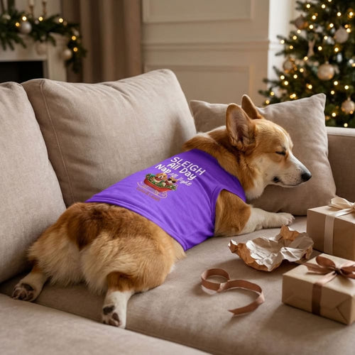 Sleigh All Day Nap All Night | Christmas Dog Shirt