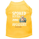 Spoiled Rotten. Zero Apologies Dog Shirt - Funny Dog Shirts