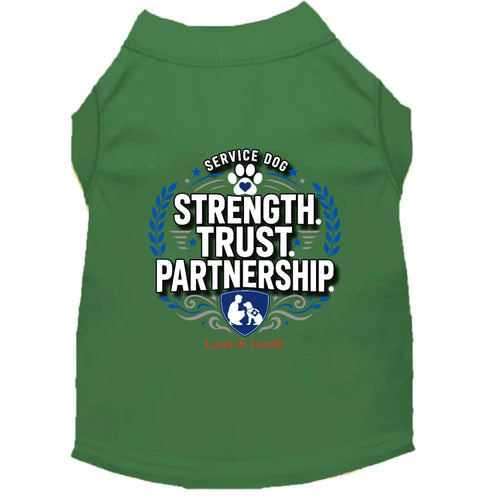 Strength. Trust. Partnership. Service Dog Shirt - Service
