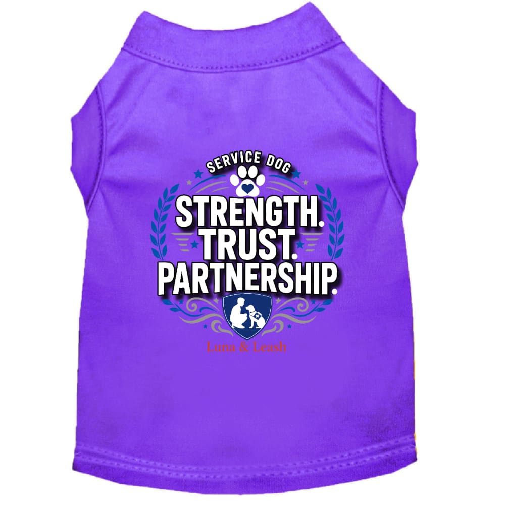 Strength. Trust. Partnership. Service Dog Shirt - Service
