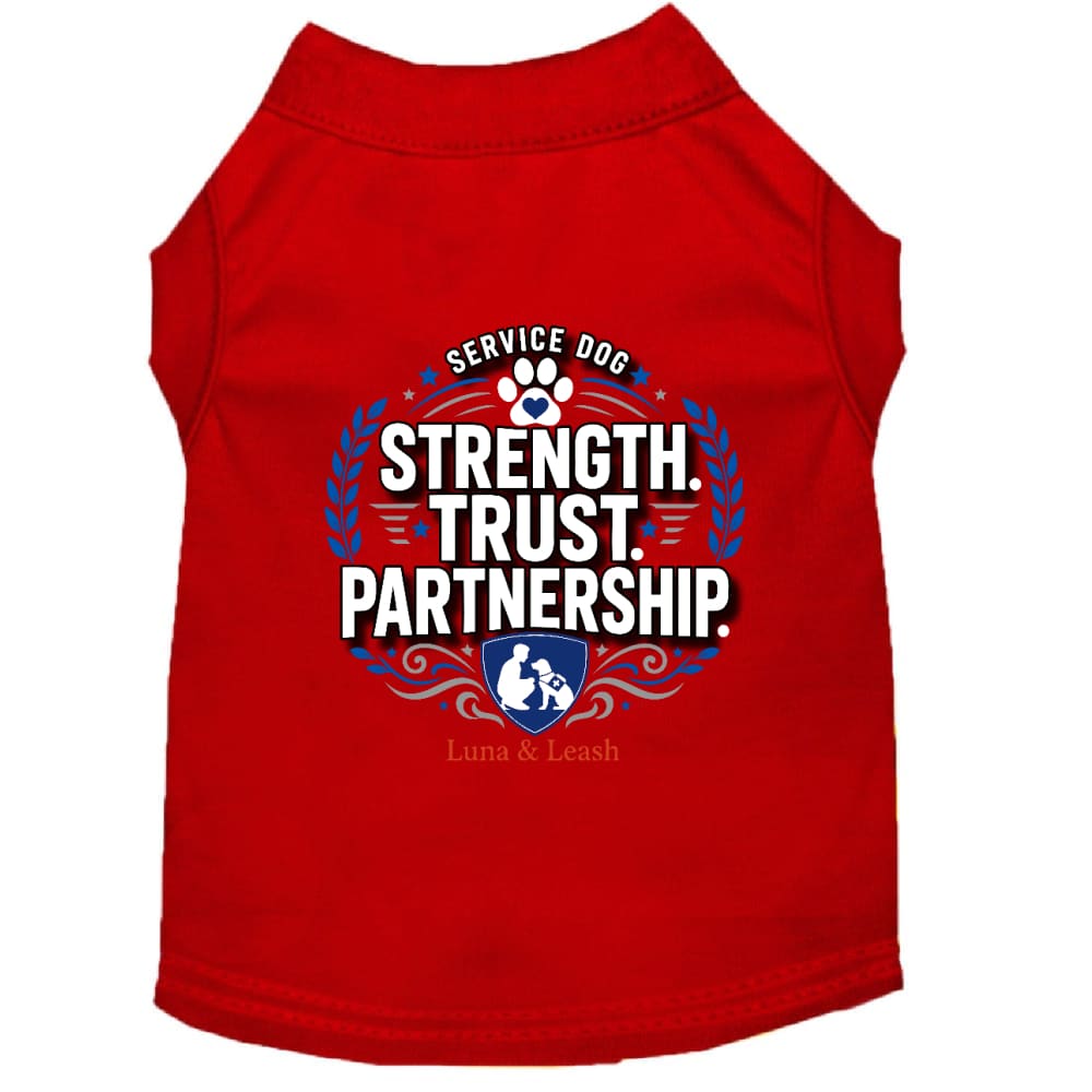Strength. Trust. Partnership. Service Dog Shirt - Service