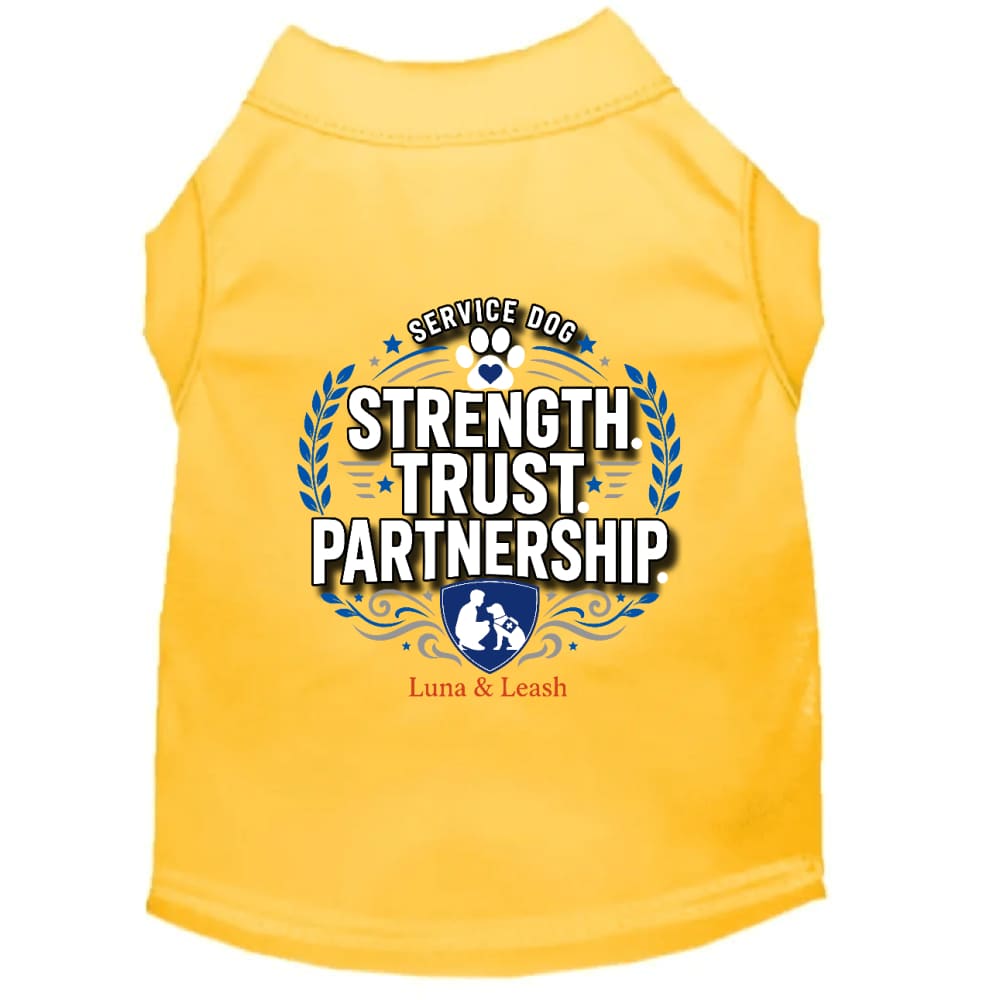Strength. Trust. Partnership. Service Dog Shirt