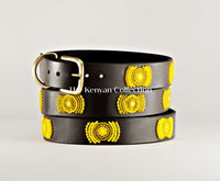 Sunshine Beaded Dog Collar