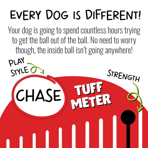 Teaser Ball Dog Toy - Toss and Retrieve Dog Toy