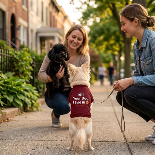 Tell Your Dog I Said Hi Dog Shirt - Dog Shirt Deals