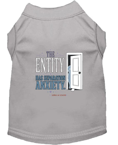 The Entity Has Separation Anxiety Halloween Dog Shirt