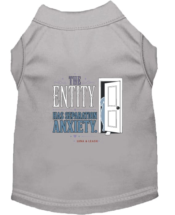 The Entity Has Separation Anxiety Halloween Dog Shirt