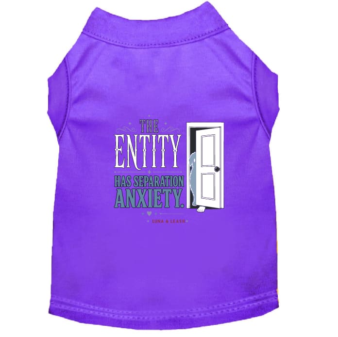 The Entity Has Separation Anxiety Halloween Dog Shirt