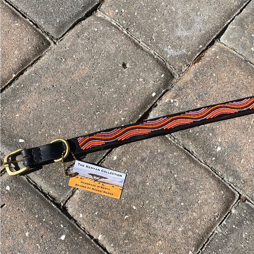 The Groove Beaded Dog Collar - Dog Collars - Maasai
