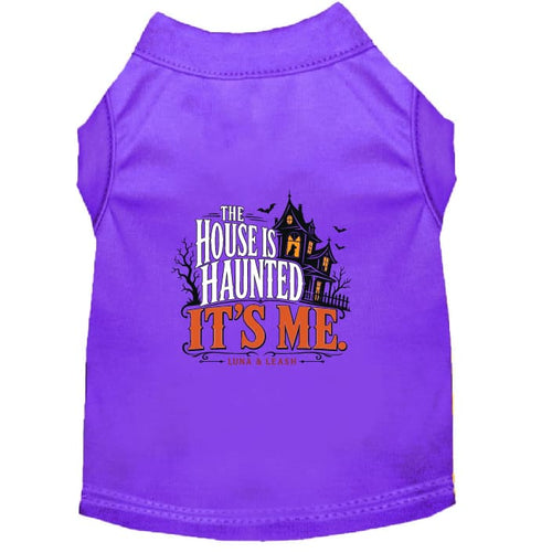 The House Is Haunted. It’s Me. Halloween Dog Shirt