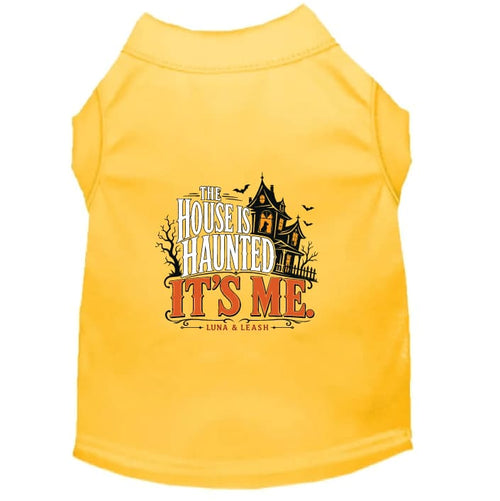 The House Is Haunted. It’s Me. Halloween Dog Shirt