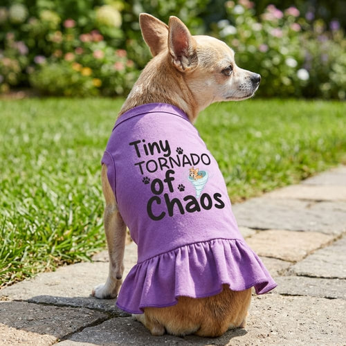 Tiny Tornado of Chaos Dog Dress - Dog Dress