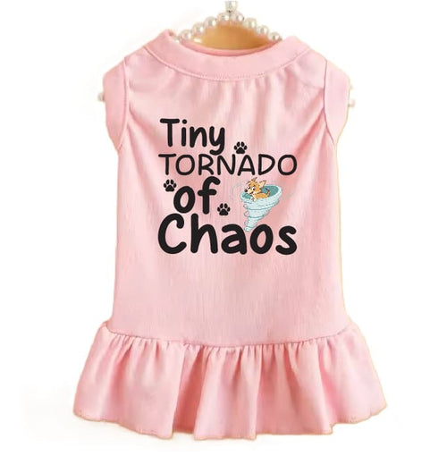 Tiny Tornado of Chaos Dog Dress - Dog Dress