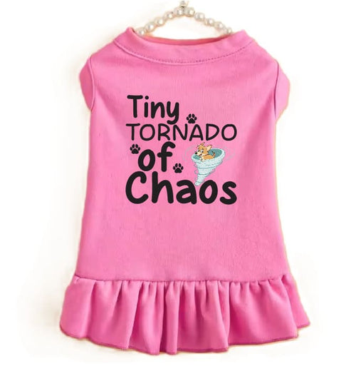 Tiny Tornado of Chaos Dog Dress - Dog Dress
