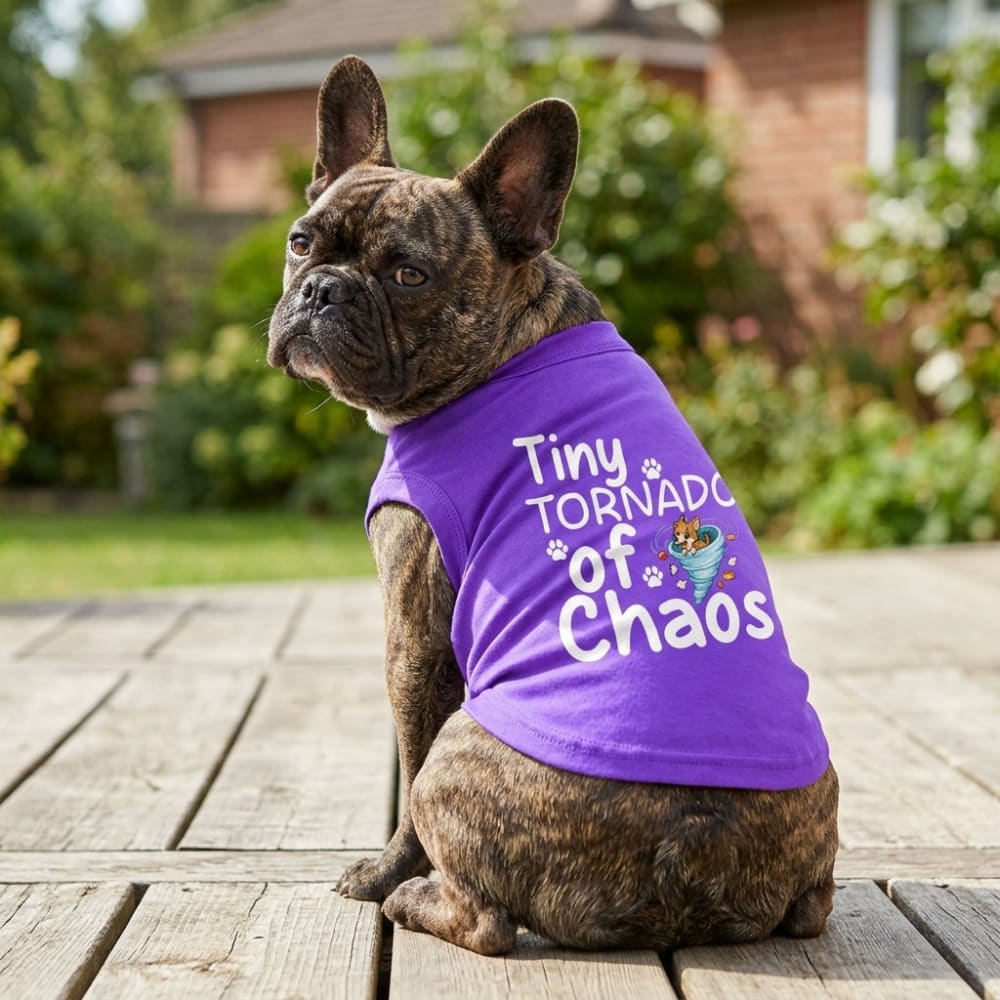 Tiny Tornado of Chaos Dog Shirt - Funny Dog Shirts