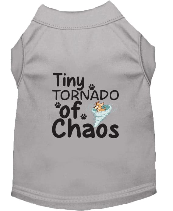 Tiny Tornado of Chaos Dog Shirt - Funny Dog Shirts