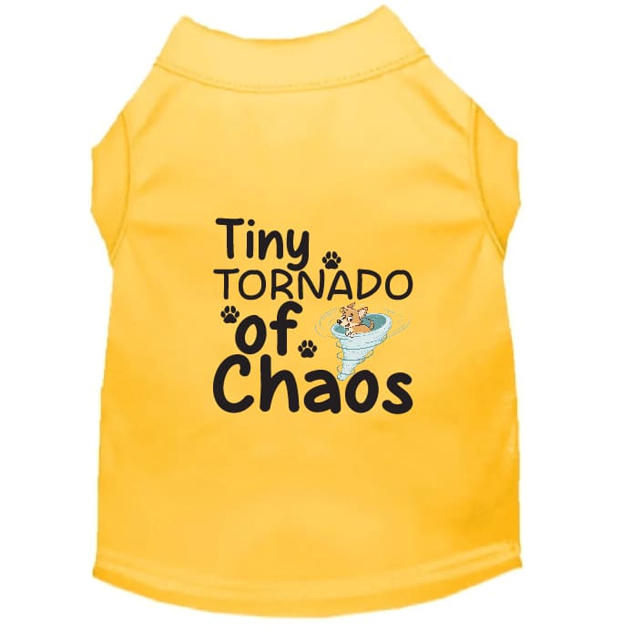 Tiny Tornado of Chaos Dog Shirt - Funny Dog Shirts
