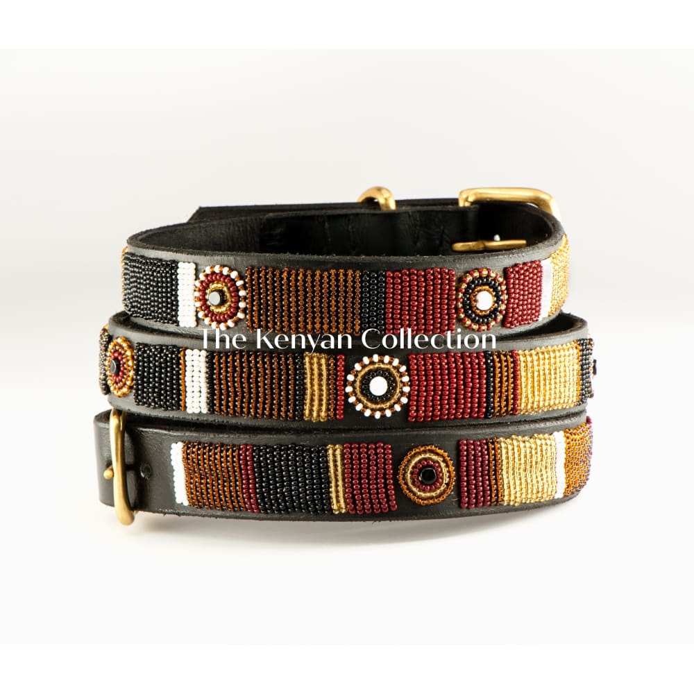 Topi Beaded Dog Collar - Dog Collars - Maasai