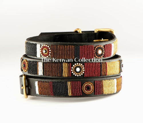Topi Beaded Dog Collar - Dog Collars - Maasai