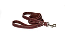 Traditional Chocolate Leather Leash - Dog Leash - Euro Style