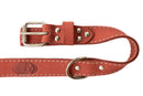 Traditional Style Leather Collar and Leash Set - Dog