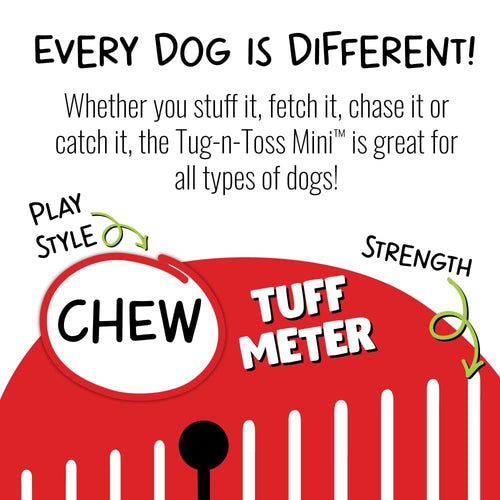 Tug-n-Toss Mini Dog Toy - Dog Chew Toy