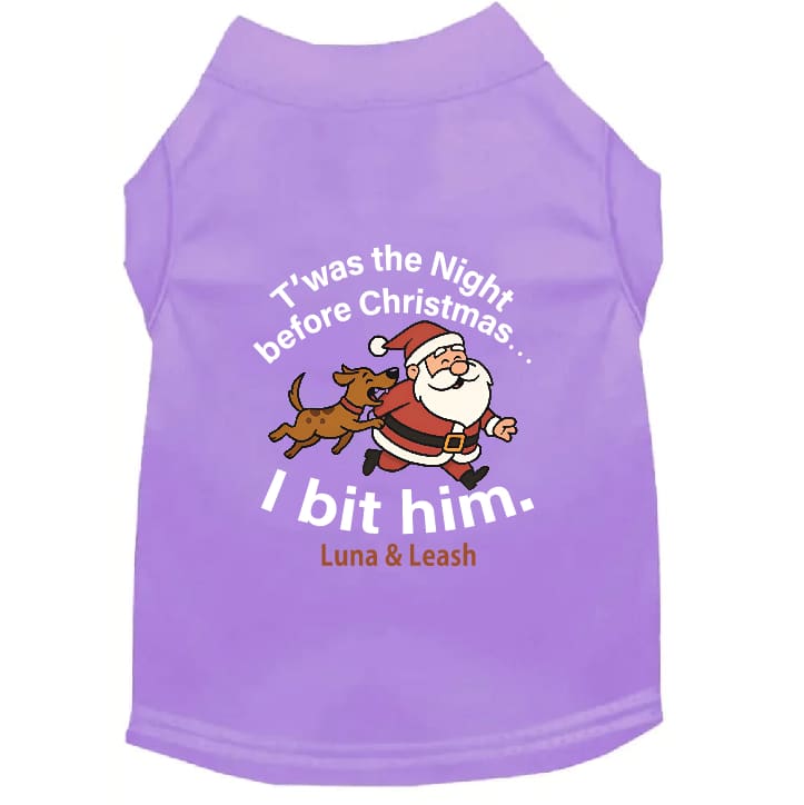 T’was the Night Dog Shirt - Dog Shirt