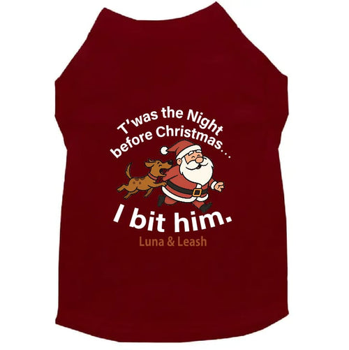T’was the Night Dog Shirt - Dog Shirt