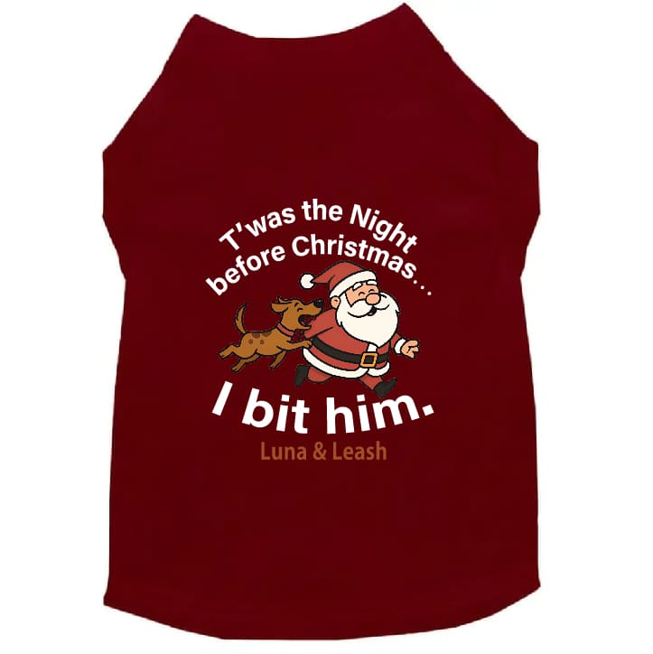 T’was the Night Dog Shirt - Dog Shirt