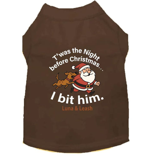 T’was the Night Dog Shirt - Dog Shirt