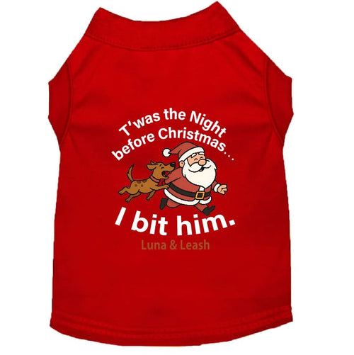 T’was the Night Dog Shirt - Dog Shirt