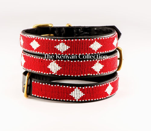 Unity Beaded Dog Collar - Dog Collars - Maasai