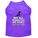 Not All Disabilities Are Visible Service Dog Shirt