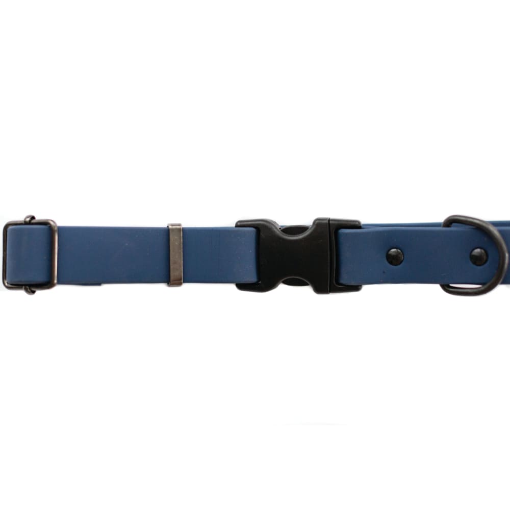 Waterproof Blue Jeans Super Soft PVC Dog Collar - Dog