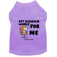 Works for Me Dog Shirt - 2XL (20-25 Lbs.)
