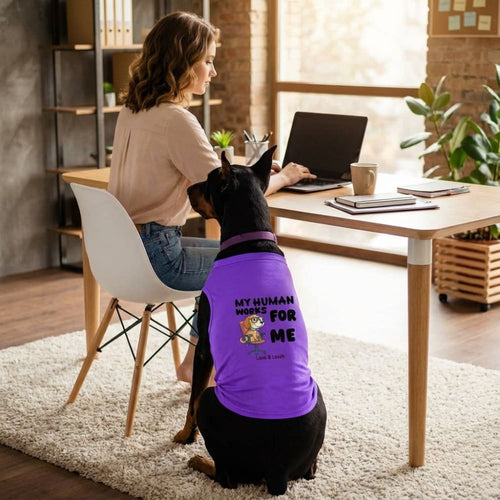 Works for Me Dog Shirt - Funny Dog Shirts